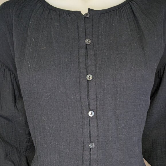 Universal Thread Black Cotton Dress XS EUC - Picture 2 of 5